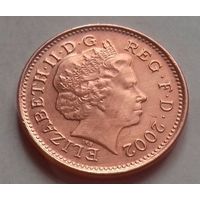 1 пенни, Великобритания 2002 г.