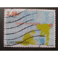 Люксембург 2003 поливка цветов Mi-4,0 евро гаш.