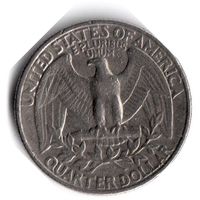 США. 1/4 доллара (1 квотер, 25 центов). 1981 P