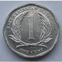 Восточные Карибы 1 цент, 2008 (2-7-97)