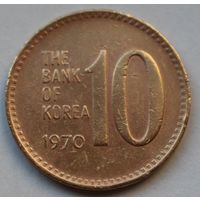 Южная Корея 10 вон, 1970 г.