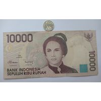 Werty71 Индонезия 10000 рупия 1998 банкнота