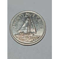 Багамы 25 цент 2005 года .