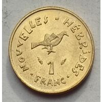 Новые Гебриды 1 франк 1975 г.