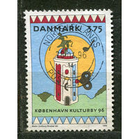 Достопримечательности Копенгагена. Круглая башня. Дания. 1996