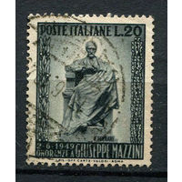 Италия - 1949 - Писатель и философ Джузеппе Мадзини - [Mi. 777] - полная серия - 1 марка. Гашеная.  (Лот 74AC)