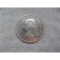 Канада 1 доллар 1962 год Елизавета II  от 1 рубля без МЦ