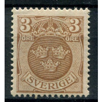 Швеция - 1911/19г. - герб, 3 Ore - 1 марка - MNH. Без МЦ!
