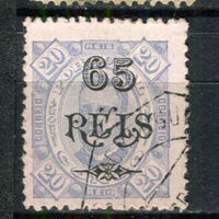 Португальское Конго - 1902 - Надпечатка 65 REIS на 20R - [Mi.30] - 1 марка. Гашеная.  (Лот 143AV)