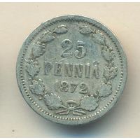 25 пенни 1872 год S _состояние VF-