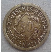 50 рентенпфениг 1924  Е редкая
