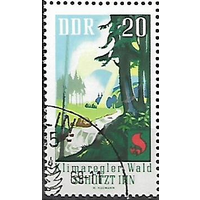 Флора Деревья Лес -Защита леса ГДР 1969