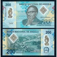 Ангола 200 кванза 2020 год. UNC