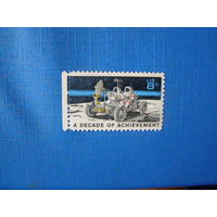 США, 1971, США в космосе, 1 марка** Луна Луноход