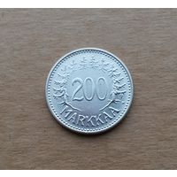 Финляндия, 200 марок 1956 г., серебро 0.500