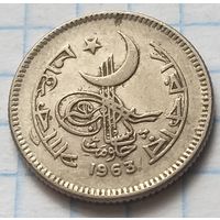 Пакистан 25 пайс, 1963     ( 3-6-2 )