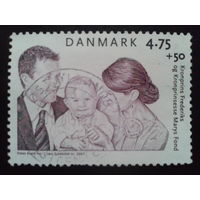 Дания 2007 кронпринц Фредерик с женой и дочкой