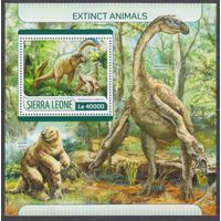 2017 Сьерра-Леоне 8629/B1254 Доисторические животные 11,00 евро