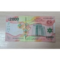 Центральная Африка 2000 франков, 2020