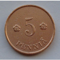 Финляндия 5 пенни. 1935