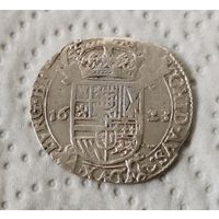 Эскалин (шиллинг), Испанские Нидерланды (Фландрия), 1623, Филипп IV. Серебро, диаметр 30. мм,
