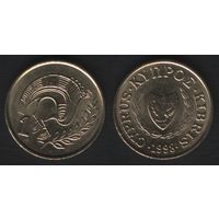 Кипр km53.3 1 цент 1998 год (f