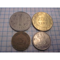 Четыре монеты/16 с рубля!