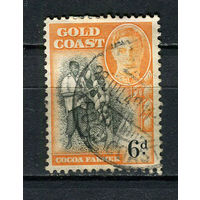 Британские колонии - Золотой Берег - 1948 - Сбор какао 6P - [Mi.127] - 1 марка. Гашеная.  (Лот 49CR)