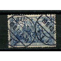 Рейх - 1905/1912 - Север и Юг - латинская надпись 2M - [Mi.95AI] - 1 марка. Гашеная.  (Лот 34AJ)
