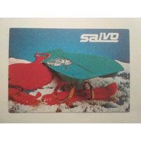 Карманный календарик . SALVO . 1988 год