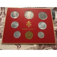 Набор монет Ватикана  , 1966 г в Банковской упаковке (8 штук)