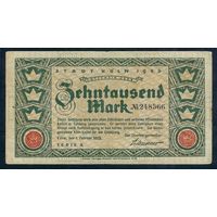 Германия, 10.000 марок 1923 год.