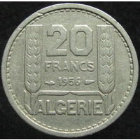 Алжир 20 франков 1956 ТОРГ уместен  распродажа коллекции