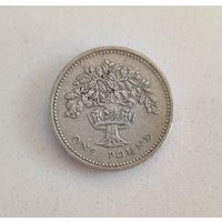 1 фунт 1992 Великобритания