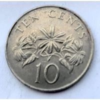 Сингапур 10 центов, 1989 (3-4-47)
