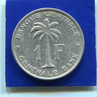 Бельгийское Конго , Руанда - Урунди , 1 франк 1959