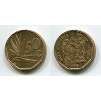 Южная Африка. 50 центов (1995, aUNC)