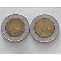Италия. 500 лир 1986 года