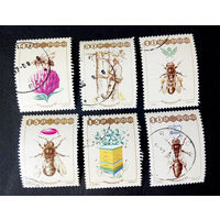 Польша 1987 г. Пчелы. Насекомые. Фауна, полная серия из 6 марок #0037-Ф2P6
