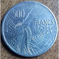 Центральная Африка 500 франков литера D Габон 1984