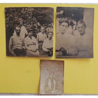 Фото "Дворянская семья Сеницких", 3 шт., до 1917 г.