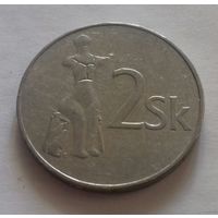 2 кроны, Словакия 1993 г.