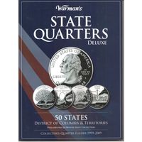 Набор 25 центов США 1999-2009 г. серия Штаты и Территории двор D и Р в альбоме _состояние UNC