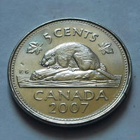 5 центов, Канада 2007 г., AU