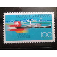 Германия 1993 корабль, флаг** Михель-1,7 евро