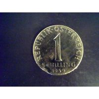 Монеты.Европа.Австрия 1 Шиллинг 1959.
