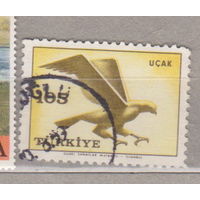Авиапочта - Птицы орел фауна Турция  1959 год   лот  1084-1085
