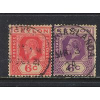GB Цейлон 1921 GV Стандарт #190-1