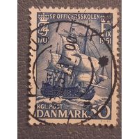 Дания 1951. Парусник
