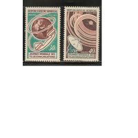 Сенегал-1971 (Мих.456-457) ,  ** ,Телекоммуникации, Спутник(полная серия)